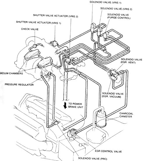 Vacuum Hose Routing Diagram